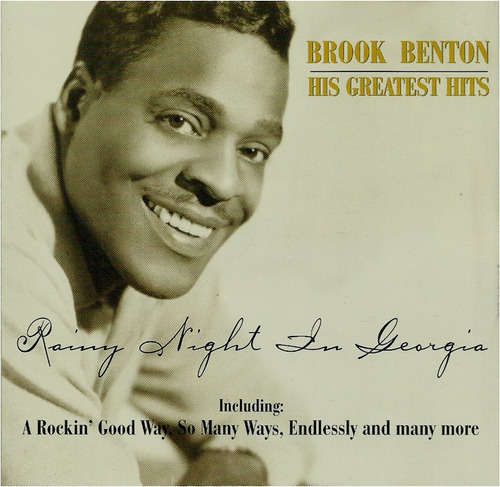 Cd  Brook Benton  His Greatest Hits    Hecho En Gran Bretaña