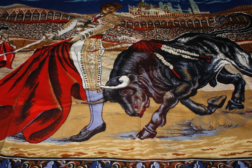 Alfombra O Tapete De Torero De 140x100cm Importado