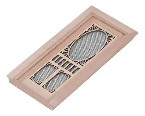 Pantalla De Madera Para Puerta De Muñecas, Abedul, Tamaño 1: