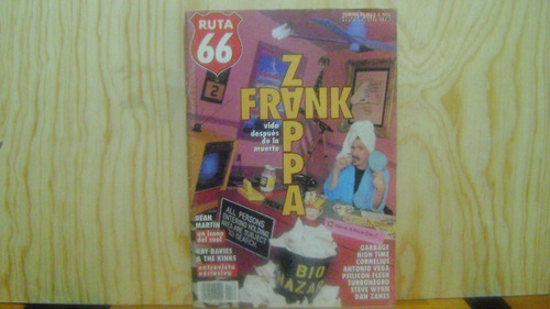 Revista De Rock Ruta 66 Frank Zappa  (editada En España)