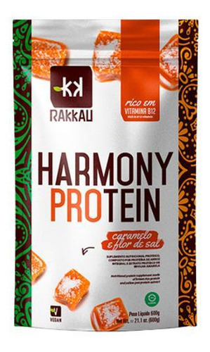 Harmony Protein Caramelo E Flor De Sal Vegana Rakkau 600g