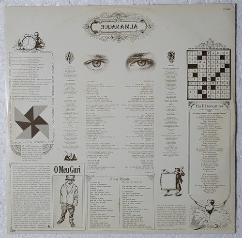 Lp Chico Buarque Almanaque 1982 Original Estandar (Usado)