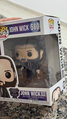 Funko Pop Movies! John Wick With Dog #580 (Usado)