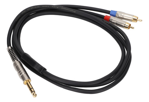 Conector De Cable Doble De 1/4 De Pulgada Trs A 2 Divisores