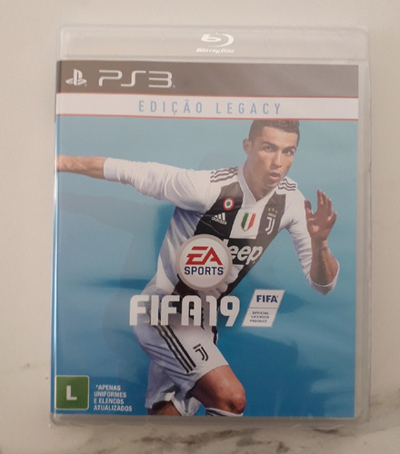 Jogo Fifa 19 Ps3  Novo Midia Fisica Lacrado Português Play 3