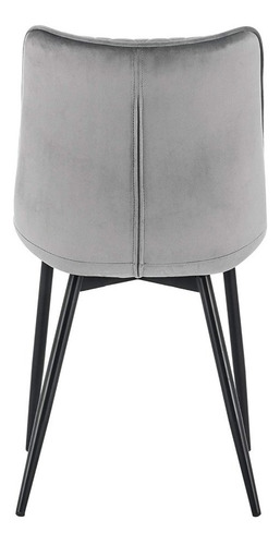 Set De 2x Sillas Comedor Greta Gris Modelo B3078-1