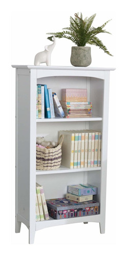 Kidkraft Avalon Wooden Three-shelf Kid's Bookcase With Curve