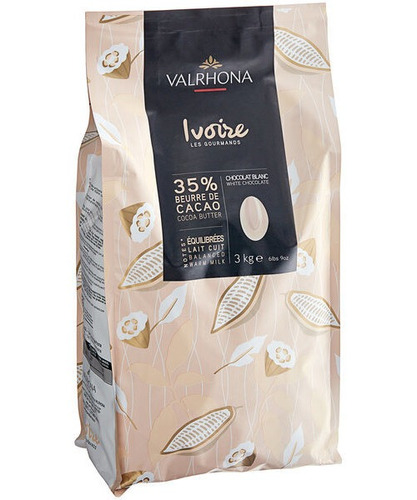 Chocolate Blanco P/ Derretir Valrhona Ivoire 35% 3kg