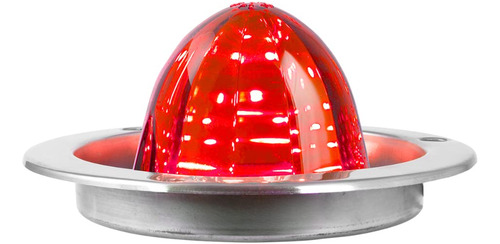 Gg Grand General Rojo Sandia Clasico Led Luz Acero Brida