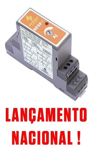 Imagem 2 de 8 de Relé De Falta E Sequência De Fase Trifásico 220v Sem Neutro