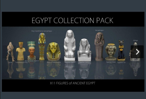  Archivo Stl Impresión 3d - Pack Egipto