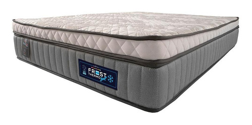 Cama Box King Colchão Euro Pillow + Box 193x203x70 Molas Ensacadas Cama inBox Frost ThermoGel