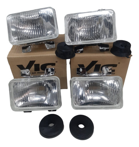 Juego Opticas Faros Delanteros Para Mercedes Benz 1620