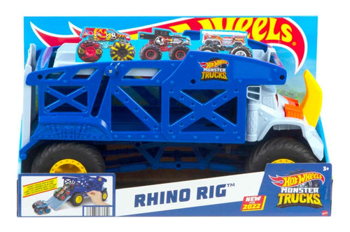  Hot Wheels Monster Trucks Transportador Rhino Hauler 