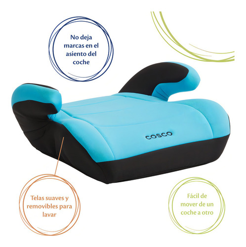 Topside Booster Car Seat Color Azul