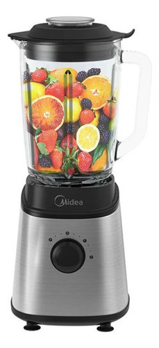 Licuadora Midea Bl2526 Acero Inox Jarra Vidrio By Cycles.uy