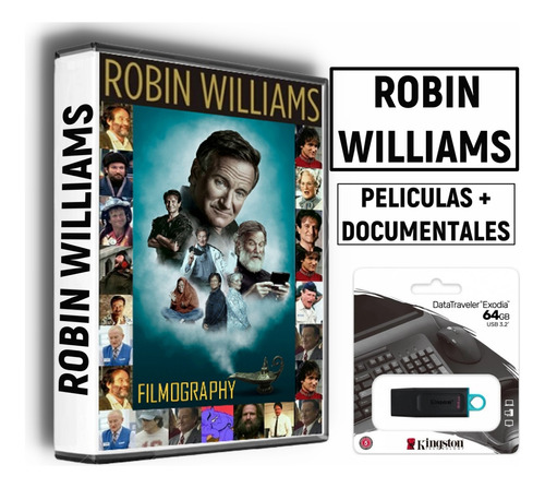 Peliculas De Robin Williams Filmografia En Usb + Documental