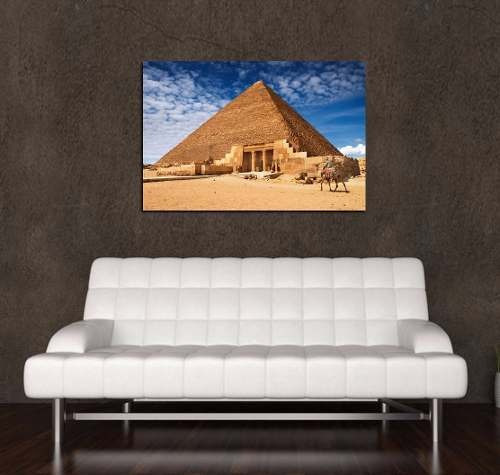 Vinilo Decorativo 20x30cm Egipto Piramide Camello