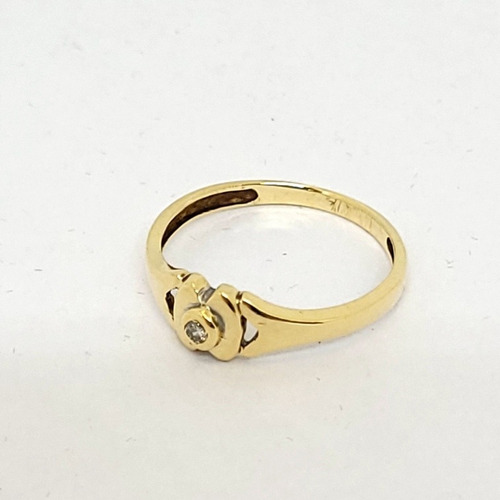 Imagen 2 de 3 de Anillo De Oro 18kts Con Cubic 1,7grs N°14 Brumat