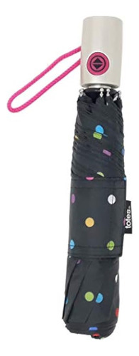 Paraguas  Totes 08915 G39 Colorful Dots On Black