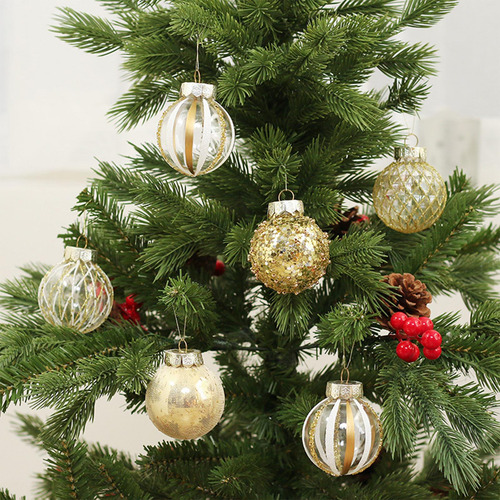 25x Bola De Navidad Adornos Árbol Colgantes Navidad Diy