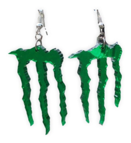 Par De Aros Acrilico Monster Bebida Aesthetic 