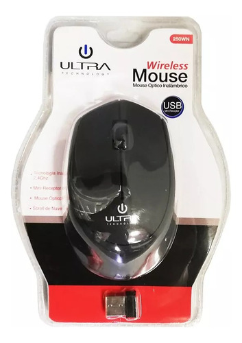 Mouse Inalámbrico Ultra 250wn