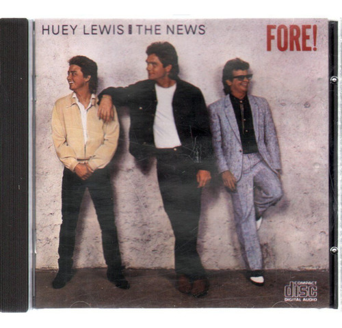 Cd Huey Lewis & The News - Fore! (ed. Japón, 1989)