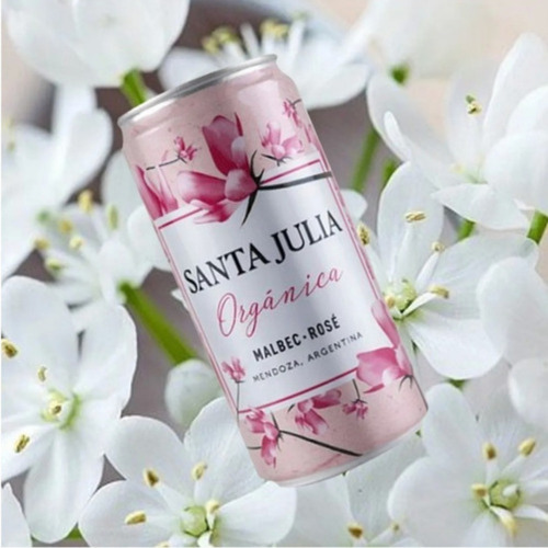 Santa Julia Organica Malbec Rose - Lata 269cc