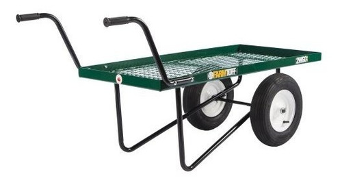 Toba De Granja Cubierta De Metal 2 Ruedas Carrito De Empuje