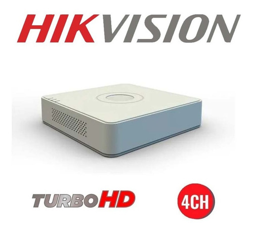 Hikvision Dvr 4 Puertos Con Audio 1080 Lai Soporta Color Vu