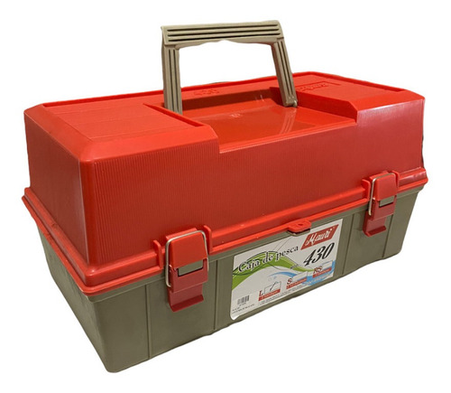 Caja Mauri Pesca 43x22x21 Cm Con 2 Bandejas