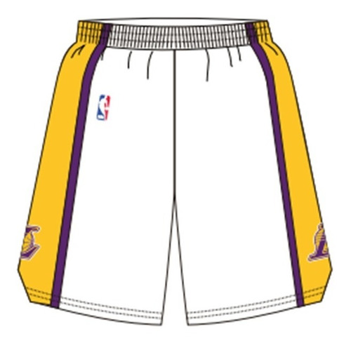 Short Basquet Los Angeles Lakers Basket Licencia Oficial Nba