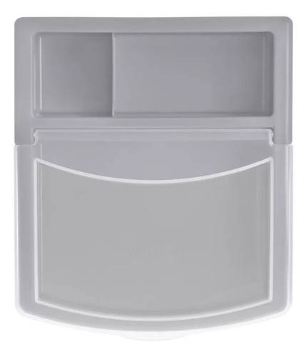 Mini Organizador Multiusos De Plastico Resistente 3 Niveles Color Gris
