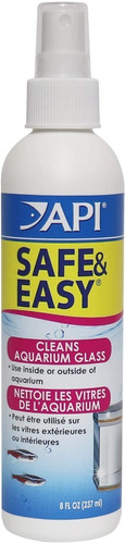 Api Safe Easy 237ml Quita Sarro De Vidrios Pecera Inocuo Pez