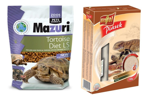 Pack Mazuri Tortuga De Tierra+arena 1,5 Kg  Vitapol 