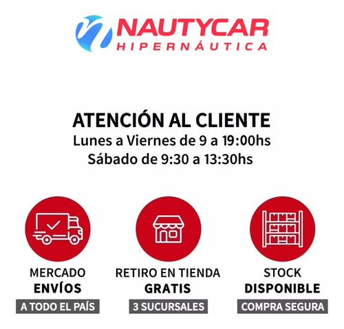 Imagen 5 de 7 de Orejas Redondas Lava Motor Fuera De Borda - Barcos, Lancha