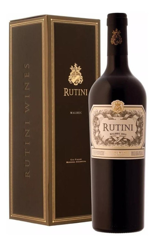 Vino Rutini Malbec Tinto 750ml + Estuche Oferta Fullescabio