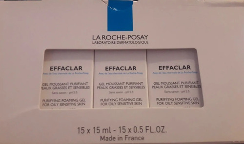 Imagen 2 de 2 de Gel Limpiador Piel Grasa Effaclar La Roche Posay 225ml