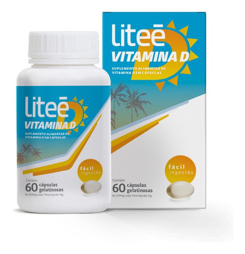 Vitamina D 60 Cápsulas Gelatinosas