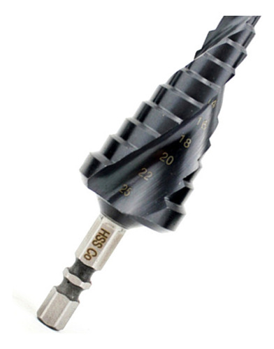 Broca Hss M35 Cobalt Step Com Revestimento De Nit