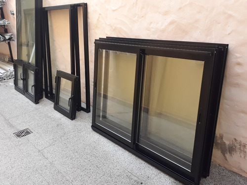 Ventana Corrediza Modena Negra 3mm 120x180 Negro