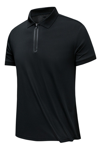 Polera G Para Hombre, De Secado Rápido, Manga Corta, Solapa