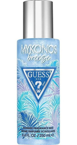 Body Mist Guess Mykonos Breeze Shimmer 250ml Mujer-100%origi