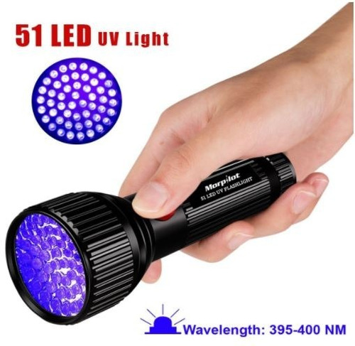 Ultra Violet UV 51 LED linterna luz negra luz 395 lámparas nm r3z8