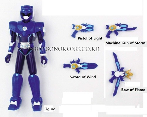 Miniforce Perno De Corea Del Robot Figura De Acción De Azul