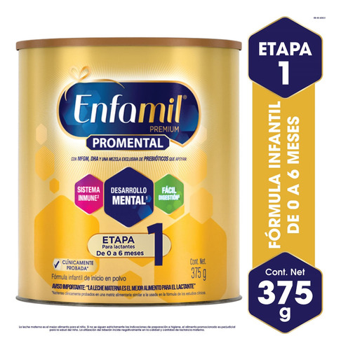 Formula Infantil Enfamil Premium Etapa 1 De 0-6 Meses X 375g