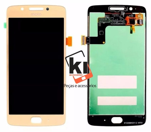 Display Frontal Tela Touch Lcd Moto G5  Xt1672 Dourado