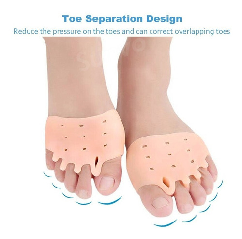 Imagem 2 de 10 de Palmilha Silicone Plantar Antipé Proteção Anti-calos No Pé