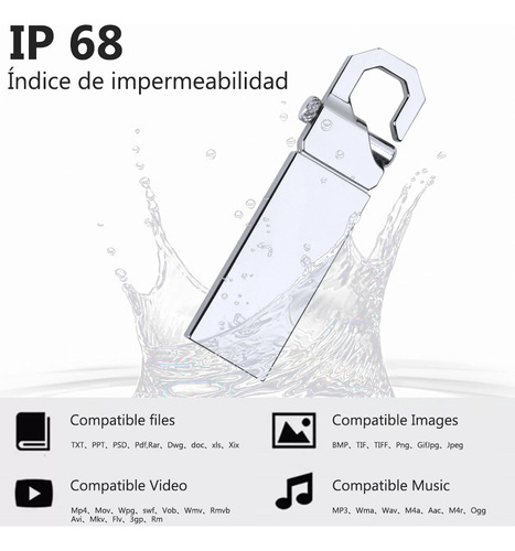 Memoria Usb 2tb Alta Velocidad 3.1 (2000 Gb) Flash Drive